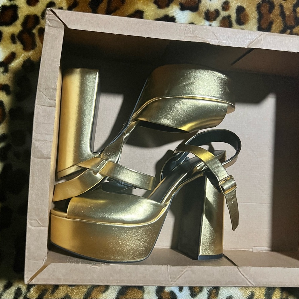 Zara platform shoes.